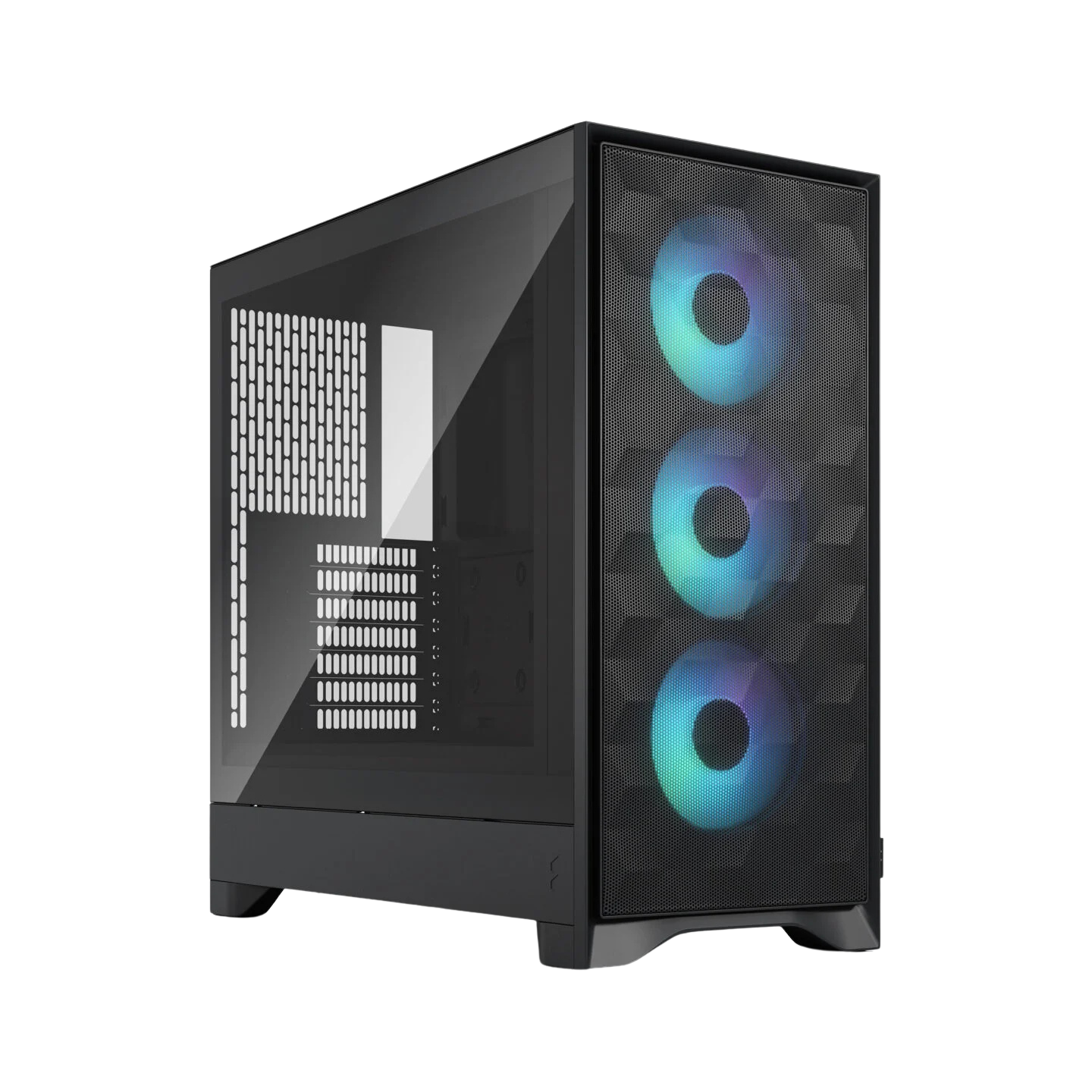 Photos - Computer Case Fractal Design Fractal FD-C-POA2A-03 Mid Tower Gaming Case - Black 